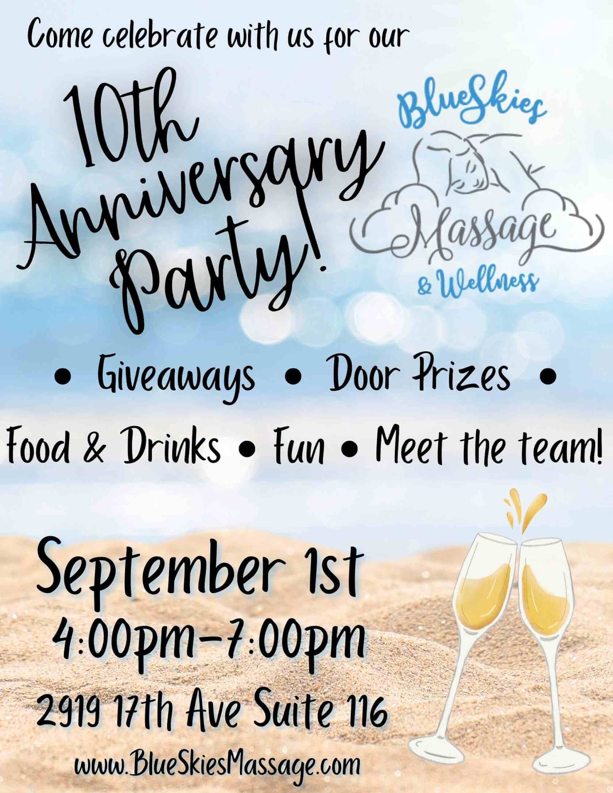10th Anniversary Party!